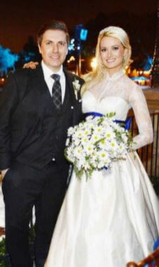 Pasquale Rotella with former wife Holly Madison at their wedding.